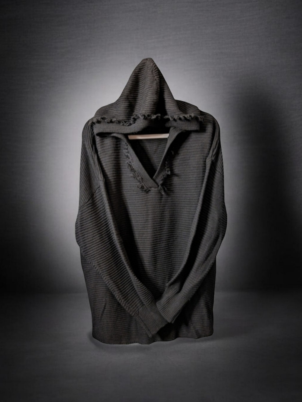 Unbranded 2X Knit Hoodie With Fringe NWOT